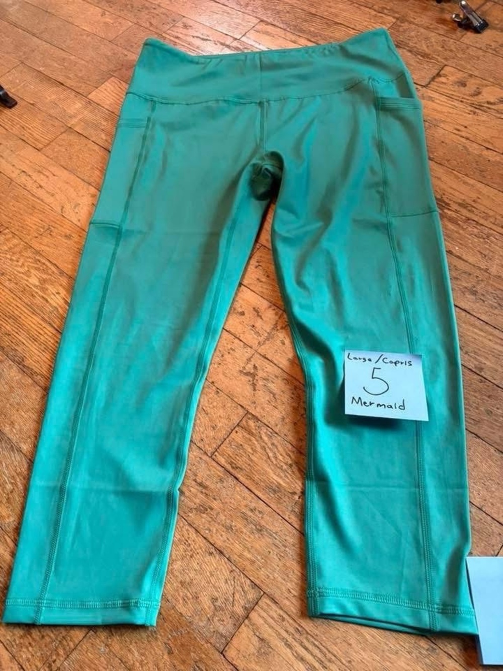 Constantly Varied Gear Mermaid Green Capris Large